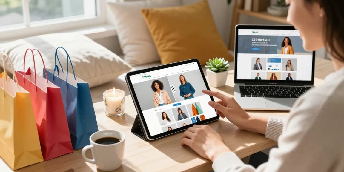 フォロワー購入安全サイトでの快適なオンラインショッピング体験を楽しむ女性