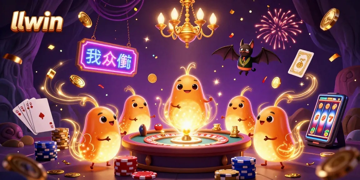 llwin casino glowworms illuminate a cave, featuring dynamic gaming elements for excitement.