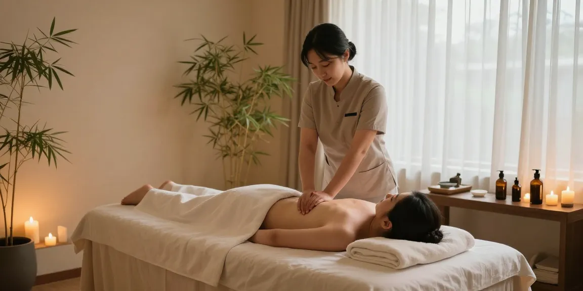 Relaxation scene showcasing 남양주출장안마 with therapist and serene spa setting.