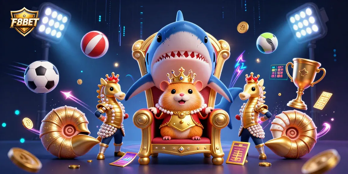 Engage in thrilling casino adventures with F8BET's dynamic gaming scene featuring vibrant characters and exciting elements.